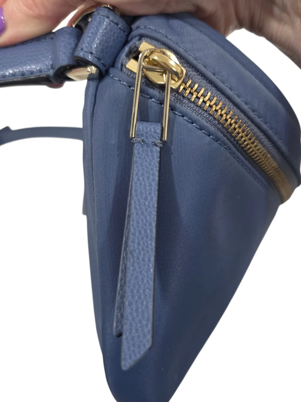 KATE SPADE WAIST/SLING NYLON/LEATHER BAG